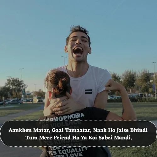 Funny Friendship Shayari in English Funny Friendship Shayari in English